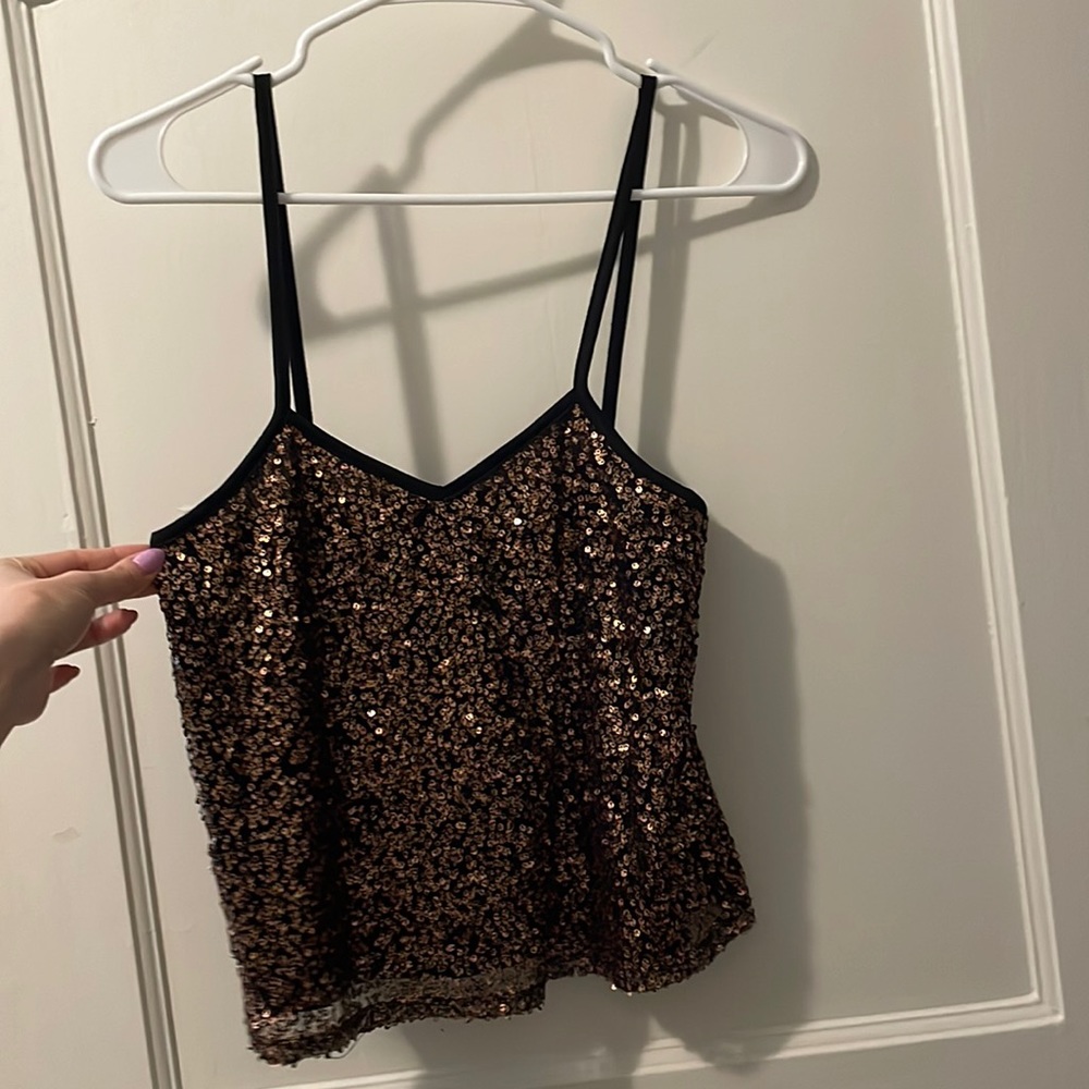 Cute little gold beaded top